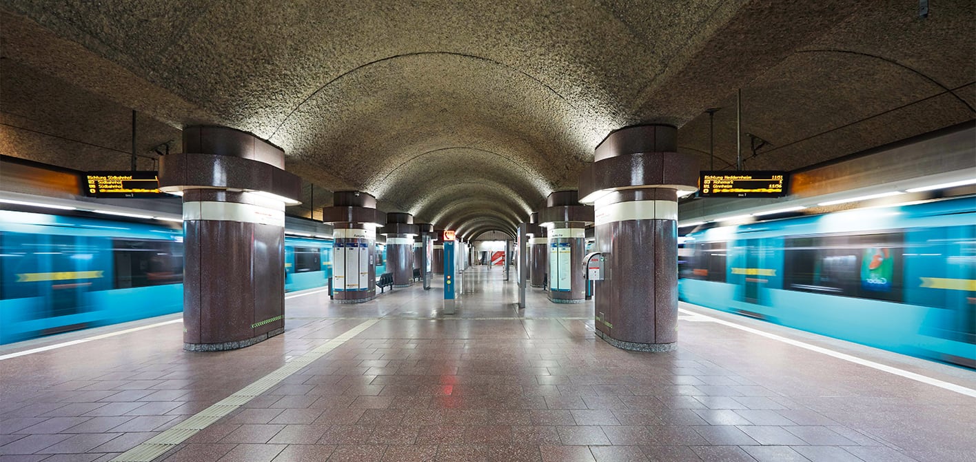 Stadtbahntunne in Frankfurt am Main