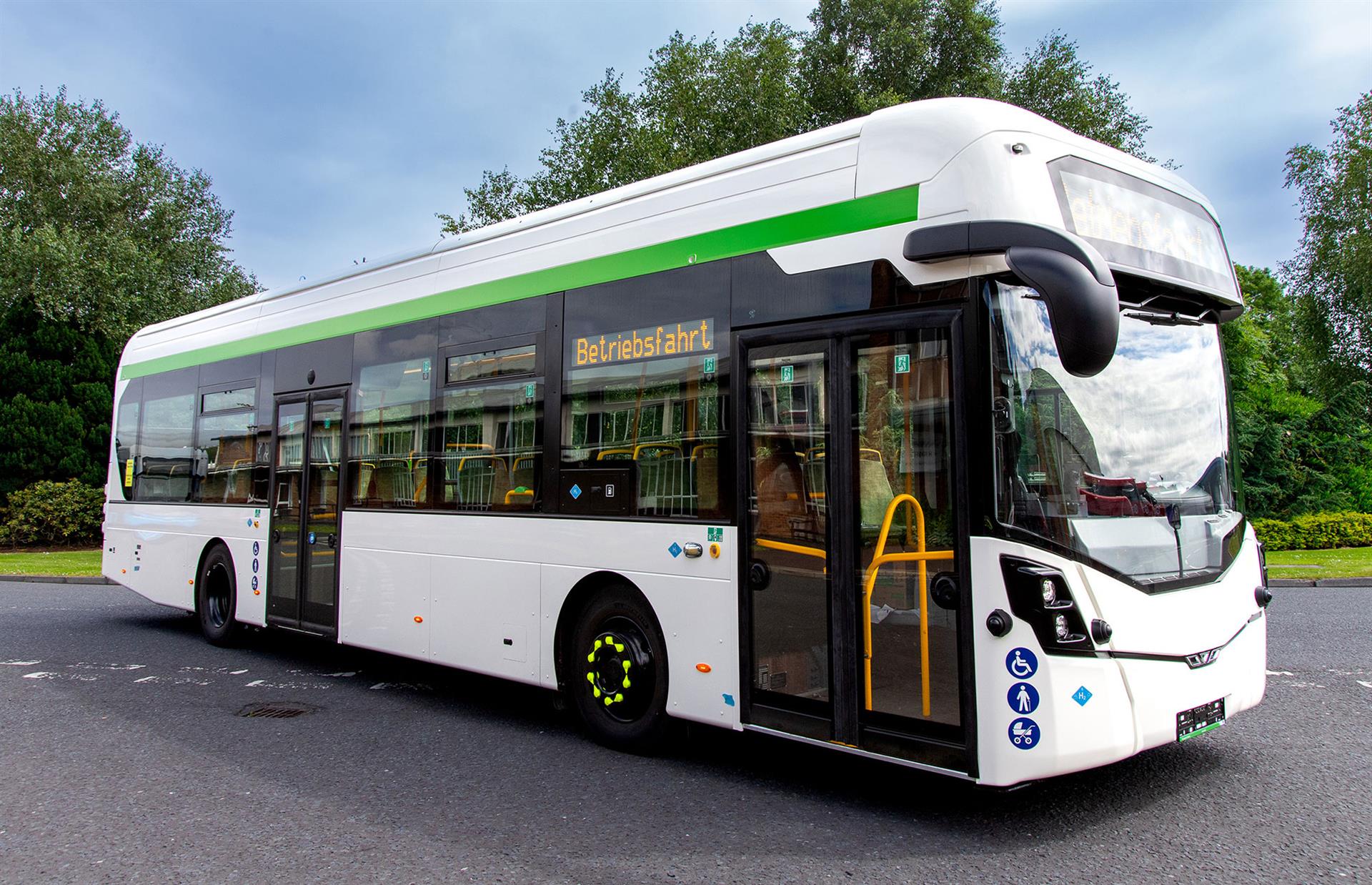 Wasserstoffbus der Firma Wrightbus